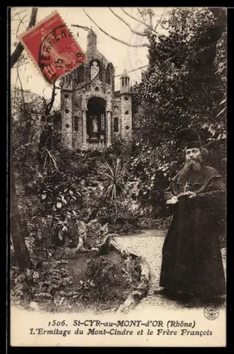 AK St-Cyr-au-Mont-d'Or, l'Ermitage du Mont-Cindre et le Frere Francois