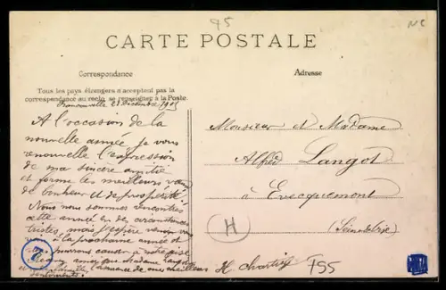 AK Franconville, La Rue de Paris