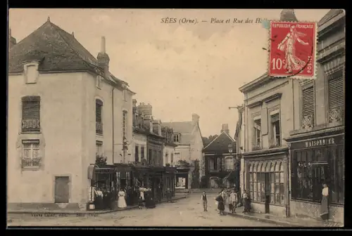 AK Sees, Place et Rue des Halles