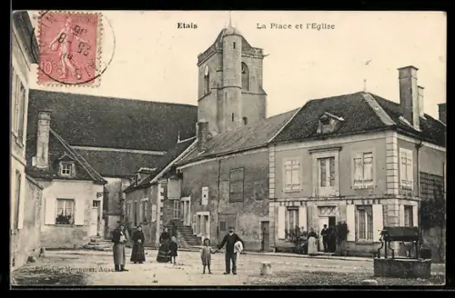 AK Etais, La Place et l`Eglise