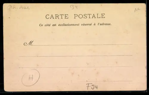 AK Ivry-sur-Seine, Rue de Chateau, Strassenpartie