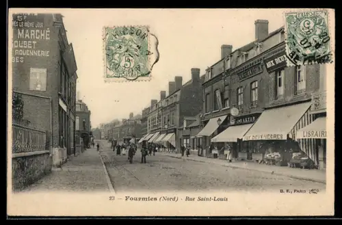 AK Fourmies /Nord, Rue Saint-Louis