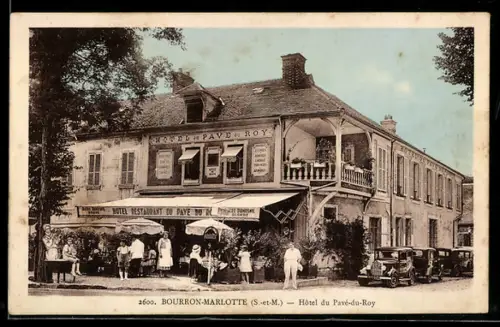 AK Bourron-Marlotte /S.-et-M., Hôtel du Pavé-du-Roy