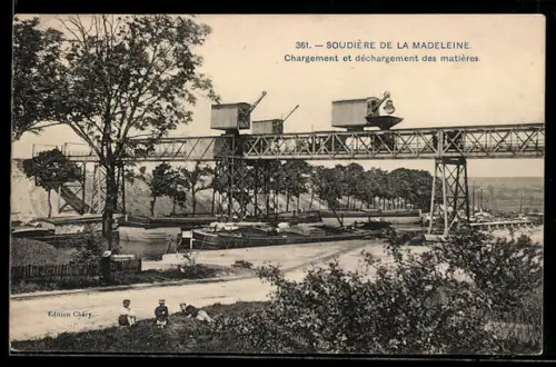 AK La Madeleine, Chargement et déchargement des matières