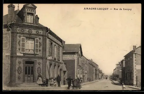 AK Amagne-Lucquy, Rue de Lucquy