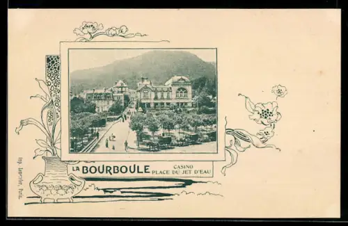 AK La Bourboule, Casino et Place du et d`Eau
