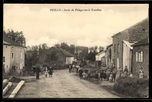AK Puilly, Sortie du Village vers le Tremblois