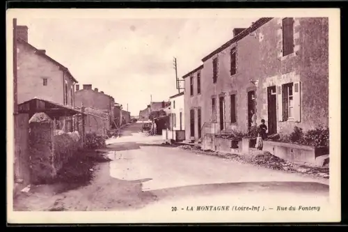 AK La Montagne /Loire-Inf., Rue du Fonteny