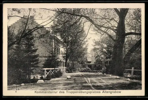 AK Altengrabow, Kommandantur auf dem Truppenübungsplatz Altengrabow