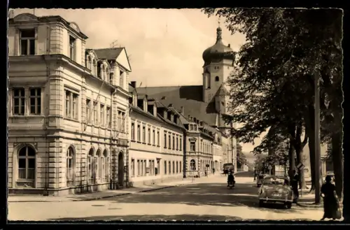 AK Marienberg /Erzgeb., Partie am Markt