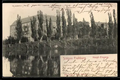 AK Frohburg, Haupteingang zum Schloss Flohburg