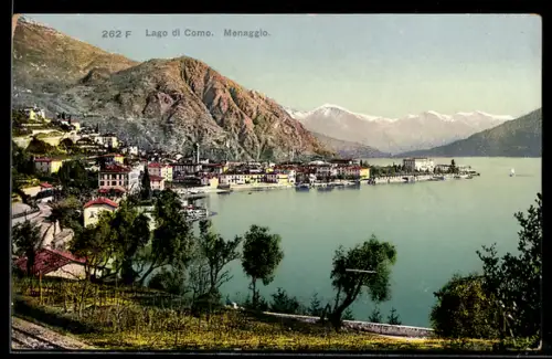AK Menaggio, Ortsansicht am Comosee