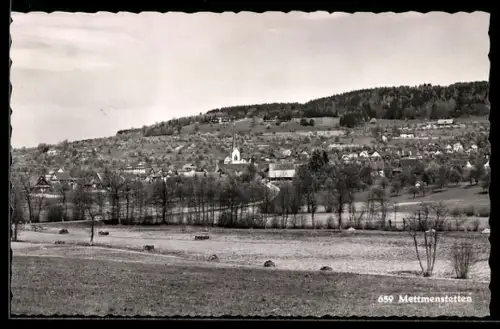 AK Mettmenstetten, Teilansicht mit Kirche