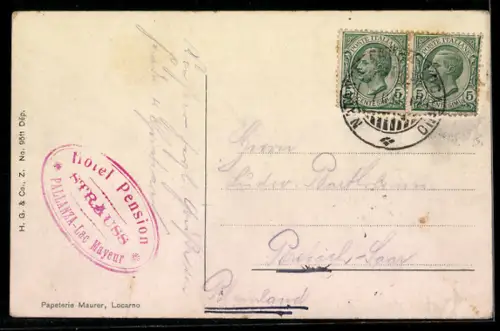 AK Locarno, Veduta generale