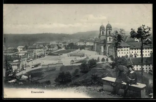 AK Einsiedeln, Partie beim Kloster
