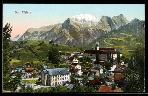 AK Dorf Pfäfers, Ortsansicht
