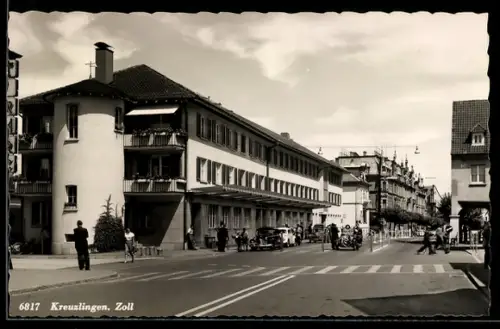 AK Kreuzlingen, Zoll, Strassenpartie