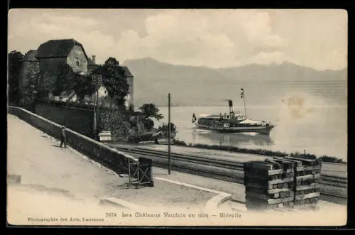 AK Saint-Saphorin, Le Chateau de Glérolles en 1904