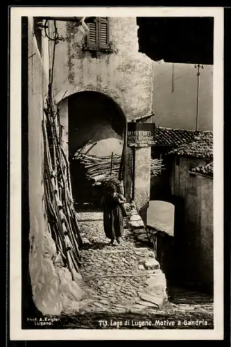 AK Gandria /Lago di Lugano, Motivo a Gandria