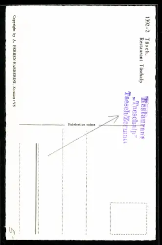 AK Täsch, Restaurant Täschalp