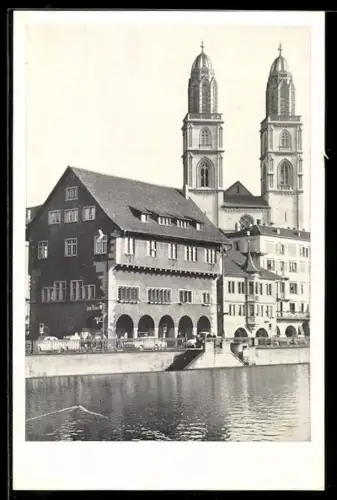 AK Zürich, Haus zum Rüden am Limmatquai