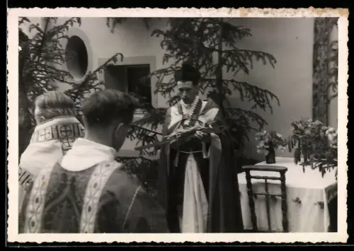 Foto-AK Crans-Montana, Prozession