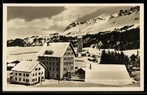 AK Parpan, Hotel Stätzerhorn im Winter