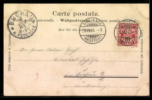 AK Rorschach, Mariabergstrasse und Jugendkirche