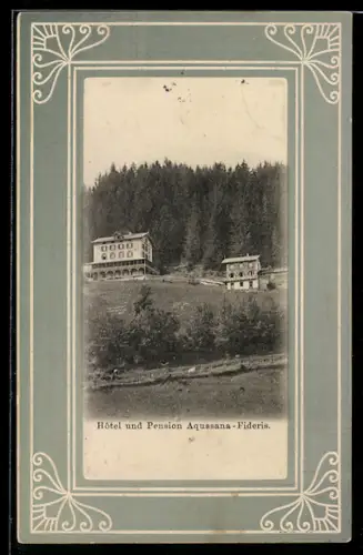 AK Fideris, Hotel und Pension Aquasana, Passepartout