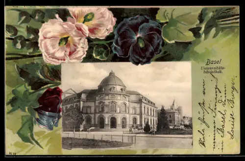 Passepartout-AK Basel, Universitätsbibliothek