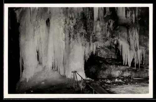 AK Dachstein-Rieseneishöhle, Tristandom-Jungeisbildungen