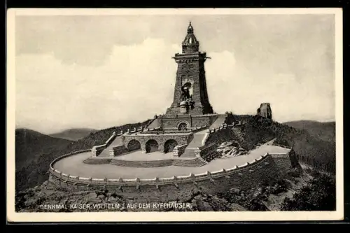 AK Kyffhäuser, Denkmal Kaiser Wilhelm I.