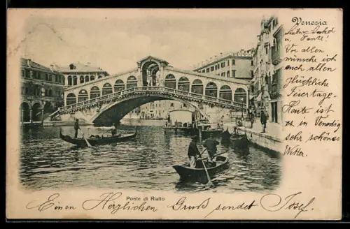 AK Venezia, Ponte di Rialto, Gondola