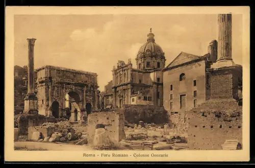 AK Roma, Foro Romano, Colonne Onorarie