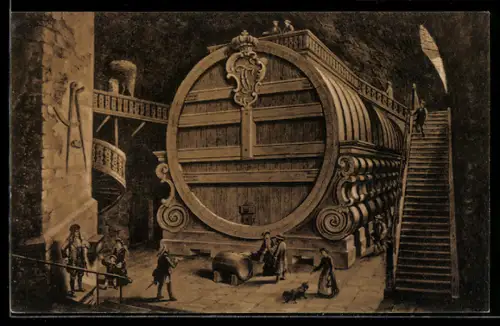 AK Heidelberg, Das grosse Heidelberger Fass