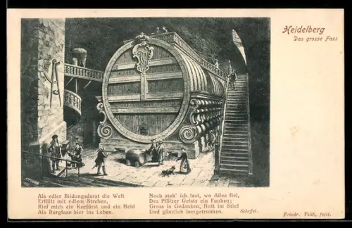 AK Heidelberg, Das grosse Fass