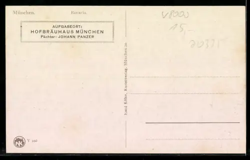 AK München, Bavaria mit Ruhmeshalle