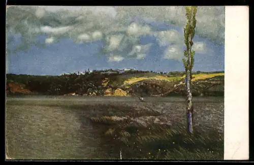 Künstler-AK G.Hirth`s Verlag, Serie VIII, 5. sign. Prof. H. Urban: Nach dem Regen