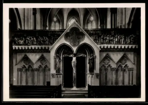 AK Naumburg, Reliefs von Westlettner