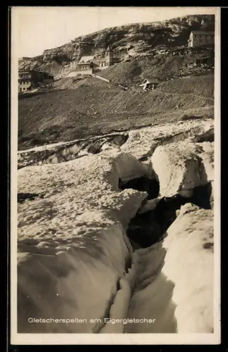 AK Gletscherspalten am Eigergletscher