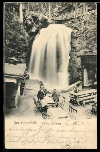 AK Rathen, Partie am Amselfall