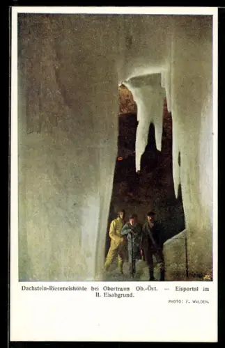 AK Dachstein-RIeseneishöhle, Eisabgrund