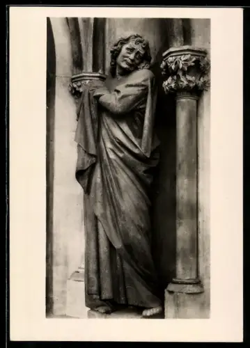 AK Naumburg, Klagender Johannes am Westlettner des Domes
