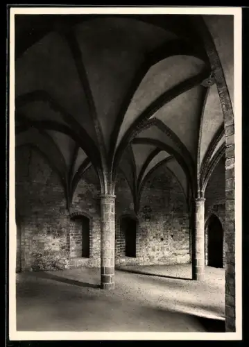 Foto-AK Deutscher Kunstverlag, Nr. 12: Chorin, Ehemal. Zisterzienserkloster, Fürstensaal