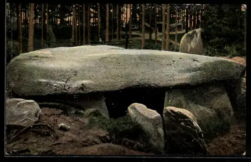 AK Fallingbostel, Siebensteinhäuser Hünengrab, Ausgrabung