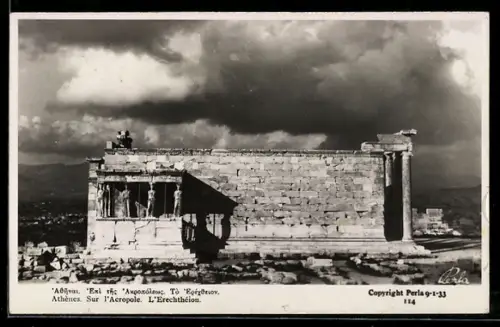 AK Athènes, L`Acropole, L`Erechthéion
