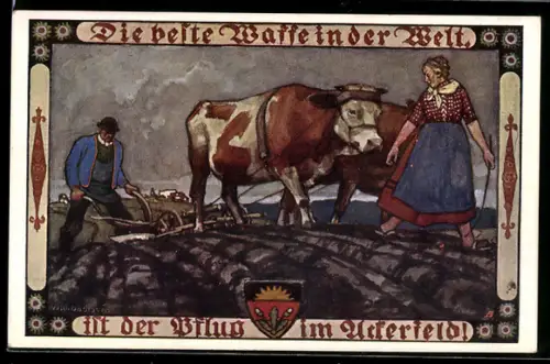 AK Deutscher Schulverein Nr. 504: Die beste Waffe in der Welt, ist der Pflug im Ackerfeld!