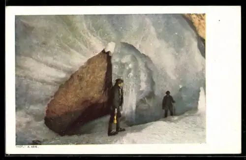 AK Eistor zum Mörkdom in der Eisriesenwelt im Tennengebirge