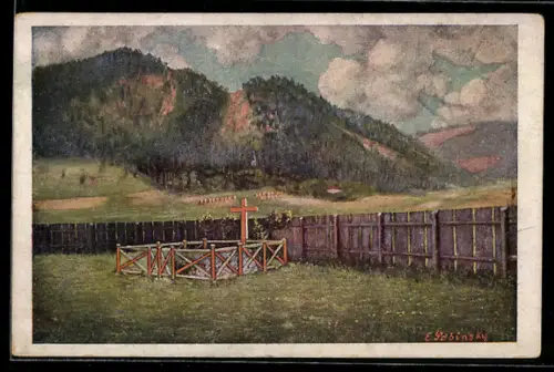 AK Roseggers letzte Ruhestätte, Deutscher Schulverein