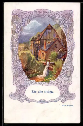 AK Deutscher Schulverein NR 1242: Die alte Mühle